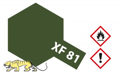 Tamiya XF81 - Dunkel-Grün 2 / Dark Green 2 - RAF - Matt - 10ml