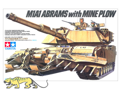 US M1A1 Abrams mit Minenpflug - 1:35