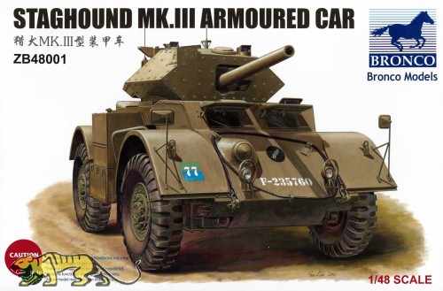 British Staghound Mk. III - Armoured Car - 1/48