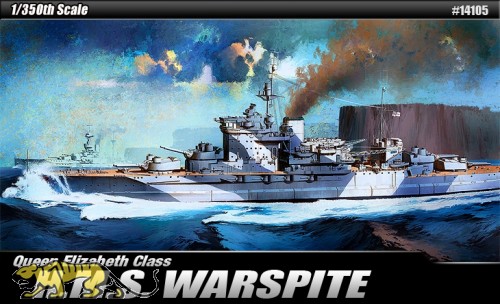 H.M.S. Warspite - Queen Elizabeth Class - 1/350