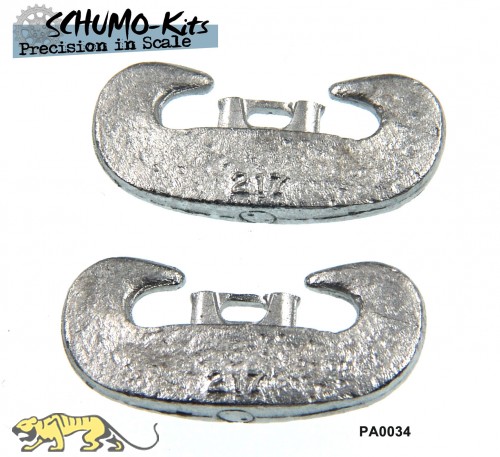 C-hitches set (towing hitches) for Panther / Jagdpanther - 1/16