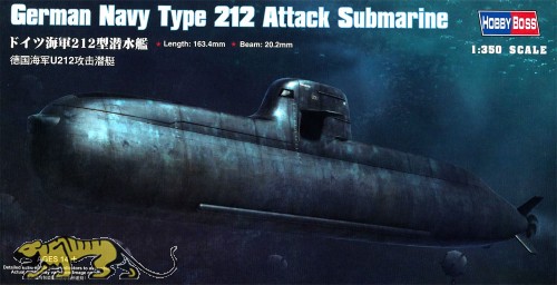 German Navy Type 212 - Attack Submarine - 1/350