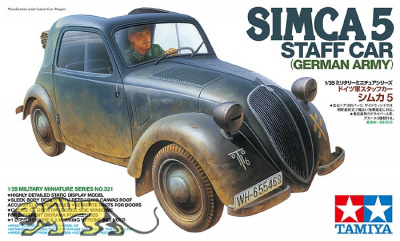 Simca 5 - Staff Car (German Army) - 1/35