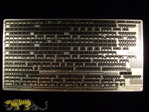 Photo-Etched  Railings for 1/350 Yamato - Tamiya 78025 - 1/350