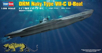 DKM Typ VII C U-Boot - 1:350