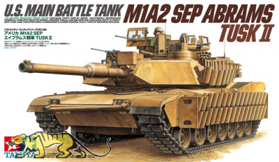 US Main Battle Tank M1A2 SEP Abrams TUSK II - 1/35