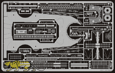 Photo-Etched Parts for 1/350 DKM Tirpitz - Tamiya 78015 - 1/350