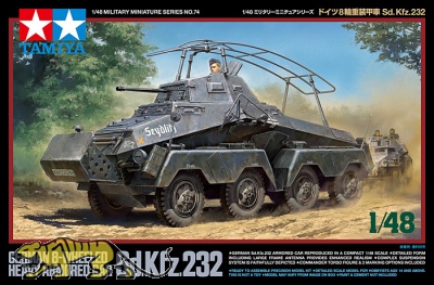 Sd.Kfz.232 - German 8 Wheeled Heavy Armored Car - 1/48