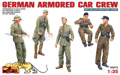 German Armored Car Crew - 1/35