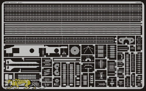 Photo-Etched Parts for 1/350 USS Fletcher DD445 - Tamiya 78012 - 1/350