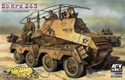 Schwerer Panzerfunkwagen 8 Rad Sd.Kfz. 263 - Frühe Produktion - 1:35