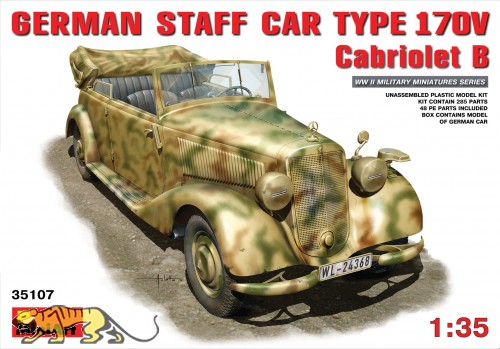 Mercedes Benz Type 170V - PKW - German Staff Car - Cabriolet B - 1/35