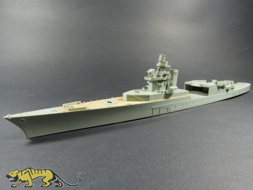 Wooden Deck for 1/350 USS Indianapolis CA-35 1944 - Academy 14107 - 1/350