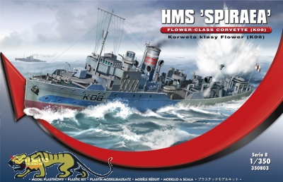 Flower Class Corvette K08 - HMS Spiraea - 1/350