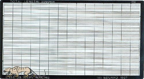 Photo-Etched US Navy Railings - 1/350