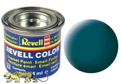 Revell 48 Sea Green RAL 6028 - Flat - 14ml