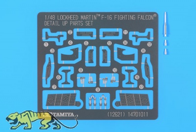 F-16 Detail Up Parts Set - 1/48