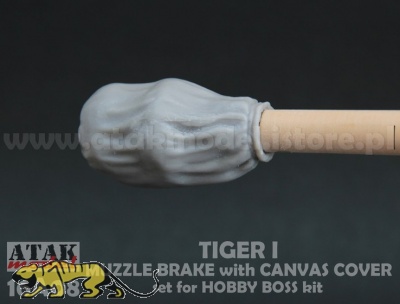 Muzzle Brake Canvas Cover for 1/16 Tiger I - Hobby Boss 82601