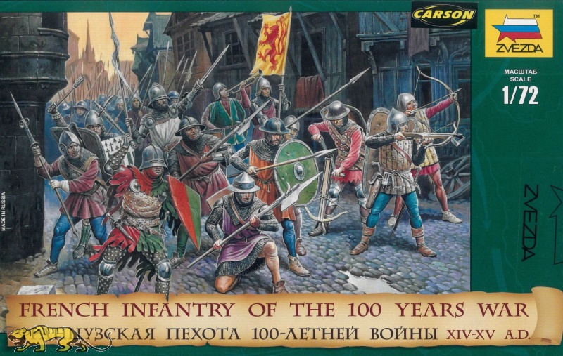 French Infantry Of The 100 Years War - 1/72 Zvezda ZV8053 - Axels ...