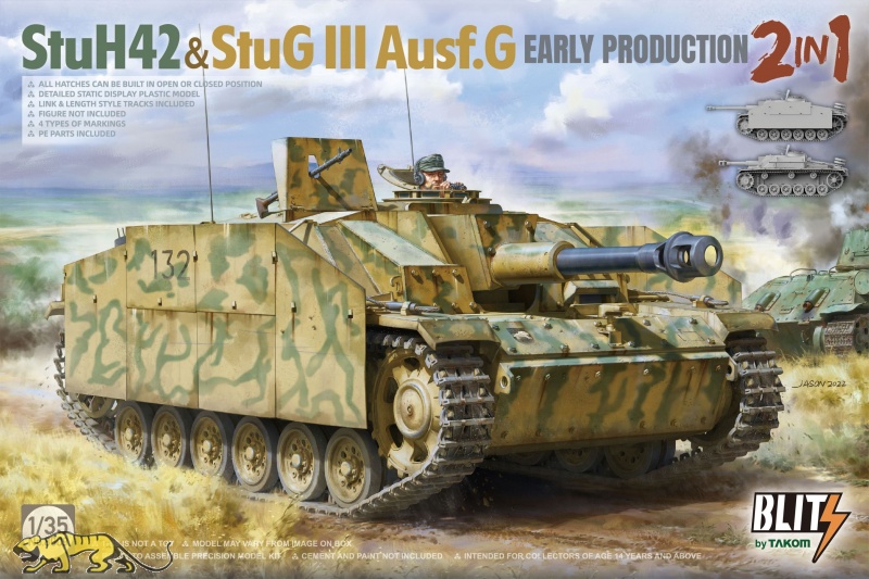 1/16 Trumpeter German StuG III Ausf G Late Production Tank (2 in 1) 