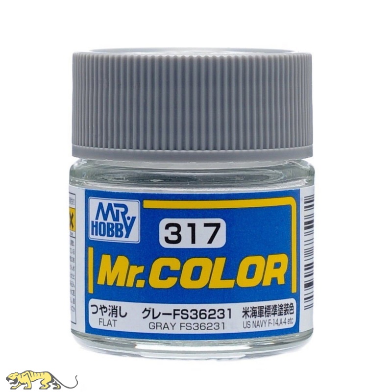 Mr. Hobby / Gunze Sangyo Mr. Color C317 - Gray FS36231 - Flat (GSC317) -  Axels Modellbau Shop