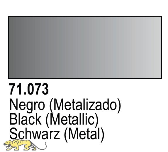Model Air Vallejo Black (Metallic) 71073 acrylic airbrush color