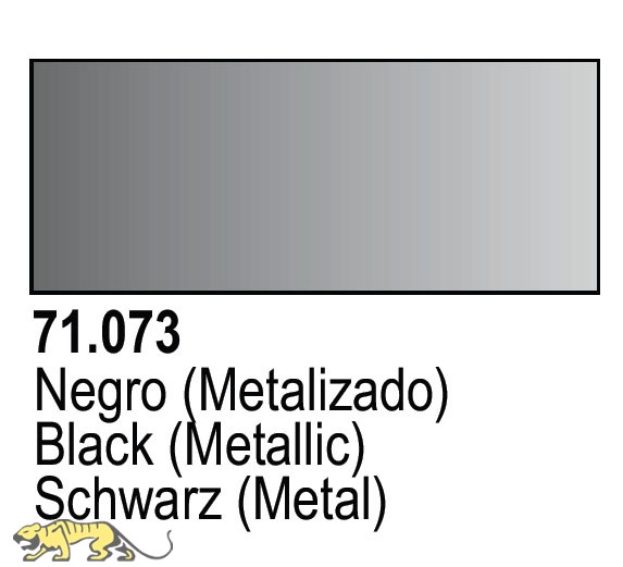 Vallejo Model Air 71073 - Black (Metallic) (AV71073) - Axels Modellbau Shop