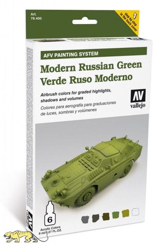 mr p paint modern russian tank green