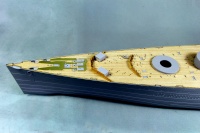 Holzdeck für 1:200 RN HMS Nelson inkl. Fotoätzteilen - Trumpeter 03708 - 1:200