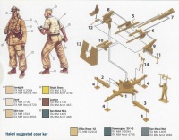 8.8cm FLAK 37 AA gun with crew - 1/72