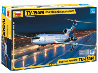 Tupolew Tu-154M - Russisches Passagierflugzeug - 1:144