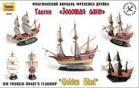 Golden Hind - Englische Galeone - Sir Francis Drake's Flaggschiff - 1:350