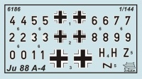 German Bomber Junkers JU-88 - 1/200