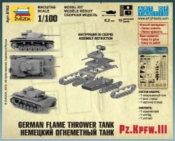 Panzerkampfwagen III - Deutscher Flammpanzer- 1:100