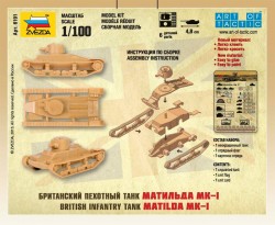 Matilda Mk. I - British Infantry Tank - 1/100