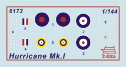 British Fighter Hurricane Mk.I - 1/144