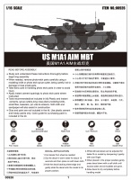 M1A1 AIM - Abrams - US Main Battle Tank - 1/16