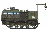 M4 High Speed Tractor (155mm/8-in./240mm) - 1:72