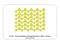 Hexagonal bolts - 1,19mm - 30pcs