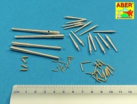 Metal Gun-Barrels - Set for IJN Mikasa - 1/200 - I LOVE KIT 62004 / Hobby Boss 82002 - 1/200