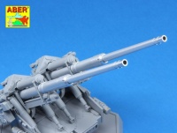 12,8cm Flak 40 Zwilling - Aluminium Geschützrohre