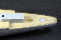 Holzdeck für 1:350 Französiches Schlachtschiff Strasbourg inkl. Fotoätzteilen - Hobby Boss 86507 - 1:350