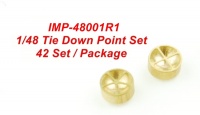 US Navy modern Aircraft-Carrier Tie Down Point Set - 42pcs. - 1/48