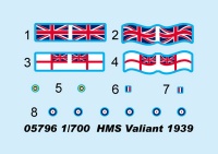 HMS Valiant 1939 - 1/700