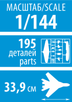 A-50 Mainstay - Russian Airborne Early Warning and Control (AEW) Aircraft - 1:144