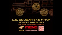 US Cougar 6x6 MRAP - Vehicle Wheel Set - 1/35