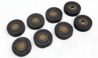 US Cougar 6x6 MRAP - Vehicle Wheel Set - 1/35