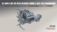 US M911 C-HET 8V-92TA-80 Diesel Engine & CLBT-750 Transmission - 1/35