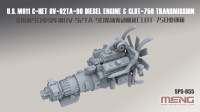 US M911 C-HET 8V-92TA-80 Diesel Engine & CLBT-750 Transmission - 1/35