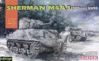 Sherman M4A3 - 105mm Howitzer - VVSS - 1/72